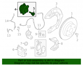 Rear left hub BMW 2 G42 22-25