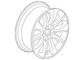 Wheel disk R17 Acura TLX 15-17 prerest