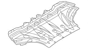Front engine guard for Audi A8 10-13