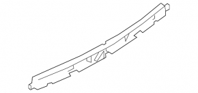 Rear bumper mount central Audi A6 C8 19-