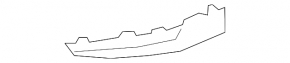 Front bumper lip left Audi E-Tron 19-23 Quattro