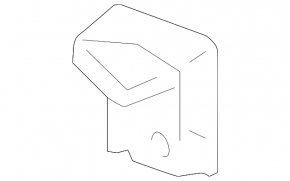 Lower left front bumper bracket for BMW X3 F25 11-17