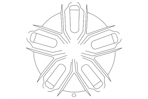 Wheel disk R17 Kia Optima 11-15
