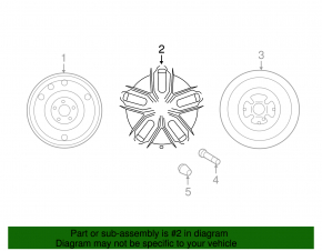 Wheel disk R17 Kia Optima 11-15