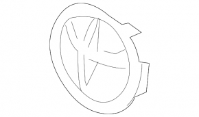 Toyota Corolla 23-26 Hybrid grille emblem