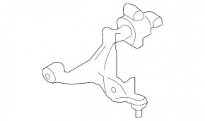 Lower control arm front right Infiniti G25 G35 G37 4d 06-14 AWD