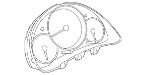 Instrument cluster VW Beetle 12-15