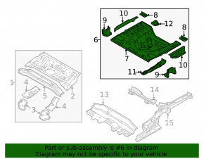 Trunk trough Hyundai Elantra UD 11-13