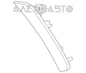 Rear right reflector Chrysler 200 15-17