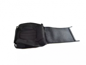 Right rear seat backrest Chrysler 200 15-17 black cloth