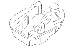 Foam plastic for tool Mini Cooper F56 3d 14-21