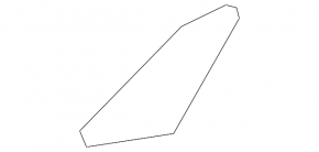 Rear right reflector for Lexus UX200 UX250h UX300h 19-26