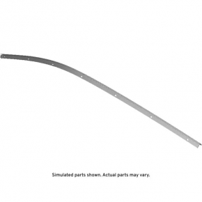 Upper door molding front right Chevrolet Camaro 16-23 on the body, black