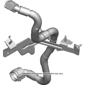 Chevrolet Equinox EV 24-26 cooling system hose from inverter, with bracket
