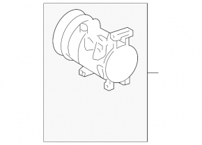 Toyota Highlander 08-10 3.5 Air Conditioning Compressor