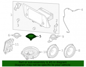Kia Sorento 21-25 Bose front panel central speaker