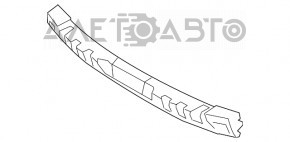Ford Focus USA 2011 rear bumper absorber with broken guides