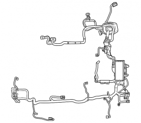 Underhood wiring with fuse box Ford Flex 09-12 prerest