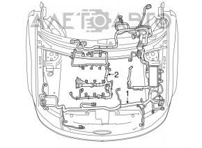 Underhood wiring with fuse box Ford Flex 09-12 prerest