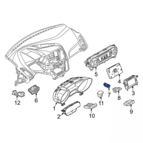 Ford Escape MK3 13-19 start-stop button