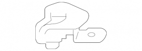 Bracket for inverter expansion tank Lexus NX350 NX350h NX450h 22-26