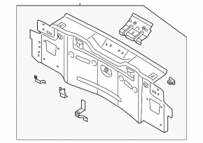 Volkswagen ID.4 21-25 rear panel (2 parts)