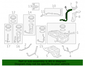 Honda CRV 12-16 Fuel Filler Neck