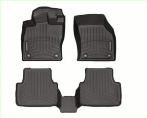 Set of floor mats for VW Jetta 19-25 rubber