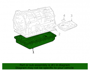 Toyota 4Runner 10-24 automatic transmission oil pan