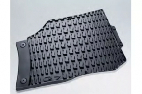 Floor mat 2 row Audi Q7 4L 10-15 rubber black, not