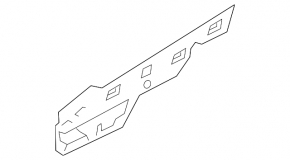 Left rear threshold mount for BMW 8 G15 20-25