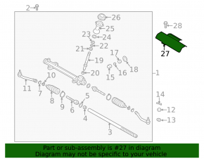 Steering rack protection Hyundai Santa FE 19-20