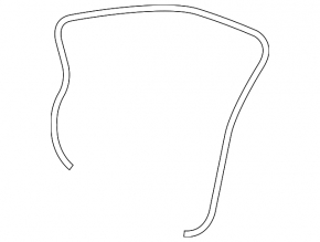 Door seal front left Subaru Legacy 15-19