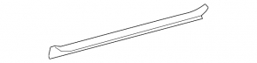 Door sill trim, front left, Toyota Camry v50 12-14, USA, black