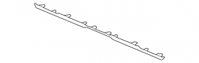 The front bumper lip of the Honda Civic XI FE/FL 22-26 is worn out.