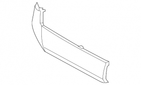 Radiator grille molding right Honda Clarity 18-21 usa chrome