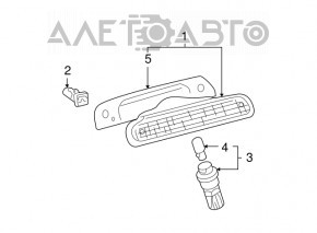 Brake light Toyota Highlander 01-07