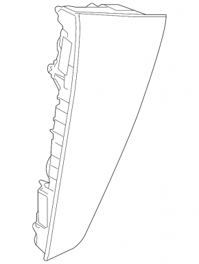 Light lower bumper right Toyota Prius 50 16-18