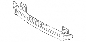Front bumper reinforcement Kia Forte 4d 14-16 prerest
