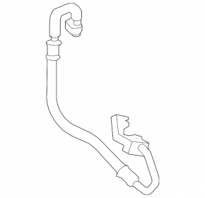 Short air conditioner hose from compressor to heater for Lexus RX450h 10-15