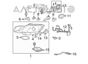 Headlight Level Control Computer Lexus GS300 GS350 GS430 GS450h 06-11