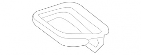 Mercedes W167 GLE 350 450 20-24 trunk floor handle, 2 parts, dark gray, crack in mount, scratches