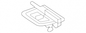 Mercedes W167 GLE 350 450 20-24 trunk floor handle, 2 parts, dark gray, crack in mount, scratches