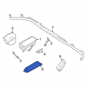 Airbag knee driver left Ford Mustang Mach-E 21-23
