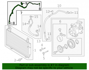 Mazda CX-50 23-25 2.5T Air Conditioner Heater-Condenser Pipe