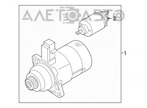 Starter VW Jetta 11-18 USA 1.4T Manual