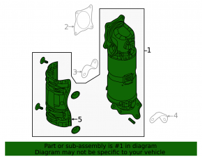 Catalytic Converter Honda Accord 18-22 2.0T