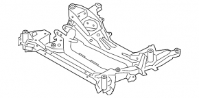 Front subframe BMW 3 G20 19-24 AWD