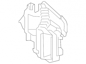 The bare heater housing of the Volvo XC90 16-18