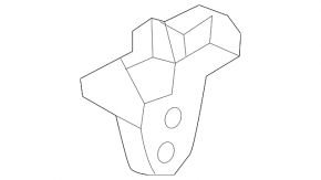Left TV mount for Audi A6 C7 12-18